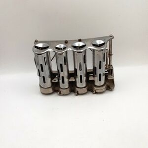 Vintage McGill High Speed Coin Changer 4 Barrel w/ Belt Hooks